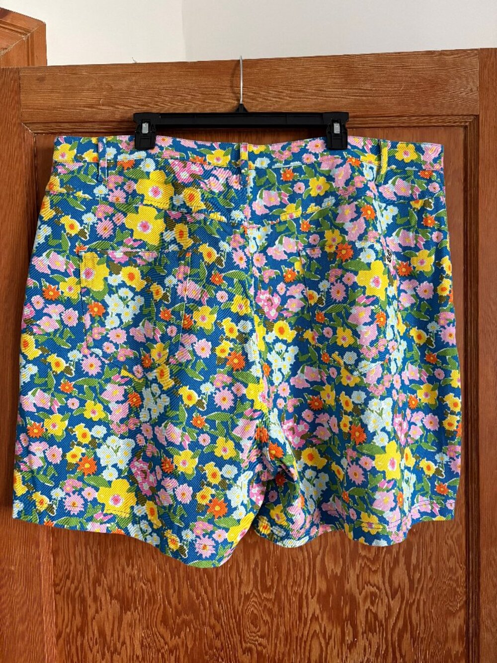 NWT Lucy & Yak floral denim shorts (US 20, UK 24) - Picture 2 of 5